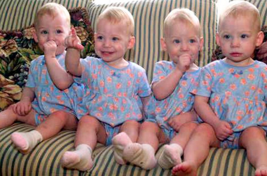  Famous Laughing Quadruplets Grew up: This Is What This Charming Family Looks Like 16 Years Later!