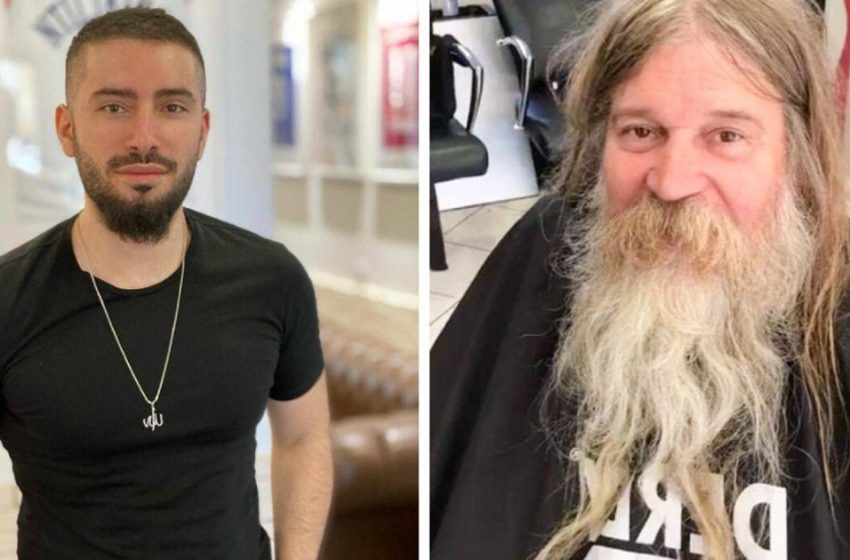  “Amazing Transformation”: The Hairdresser Transformed a Homeless Old Man Beyond Recognition!