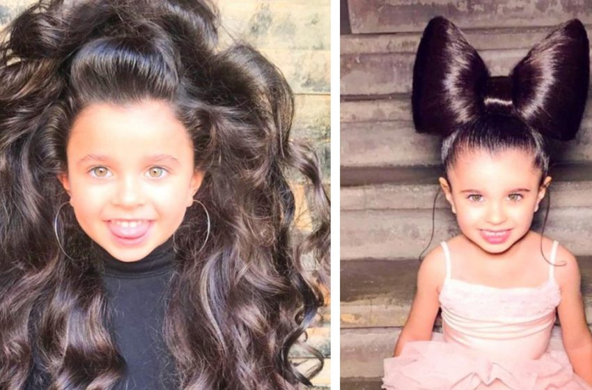  “Lush And Silky”: 7-Year-Old Girl Surprised Netizens With Her Gorgeous Hair!