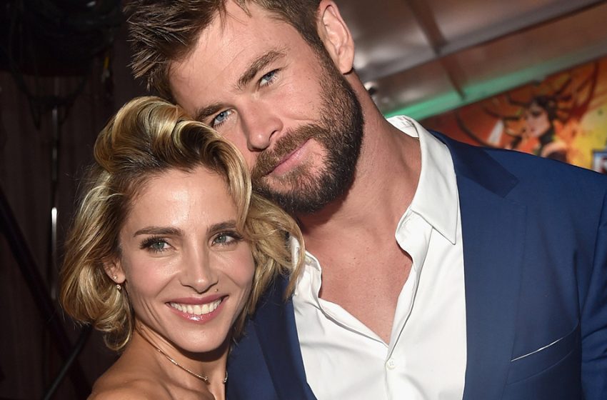  Mother-of-many in a racy bikini on the beach: Elsa Pataky and her husband Chris Hemsworth holidaying in Ibiza