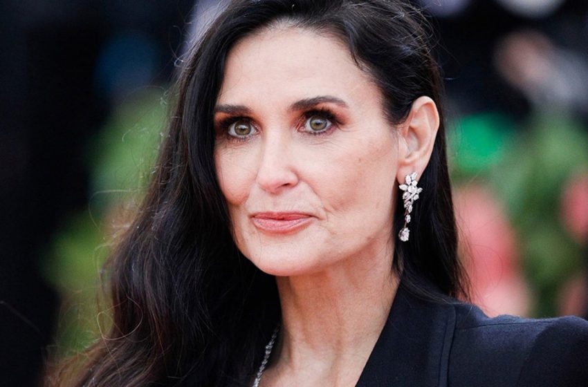  Like a rubber doll: 59-year-old Demi Moore has been trashed online