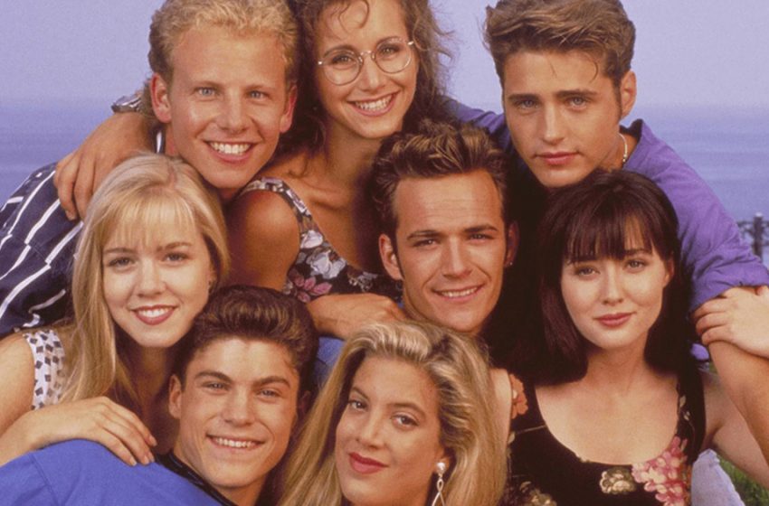  Back together again: the cast of “Beverly Hills 90210” then and now