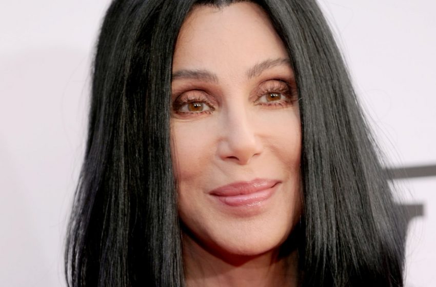  Drinking the elixir of youth. Cher, 76, tried on an uncommonly daring look on a stroll