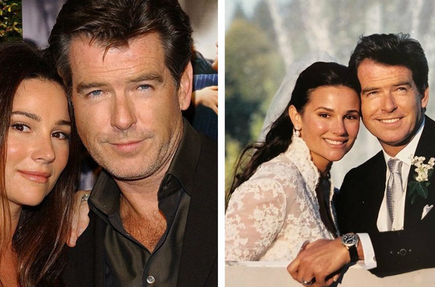 „Ma armastan teda just sellisena.“ Pierce Brosnan jahmatas fänne fotoga oma kurvikamast abikaasast