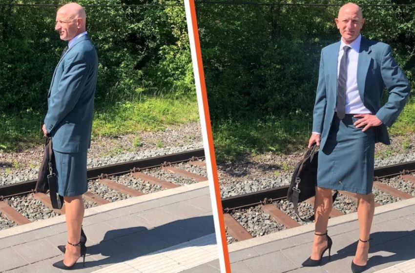 „Un bărbat în fustă și tocuri”: tată a trei copii, care duce un stil de viață de femeie!
