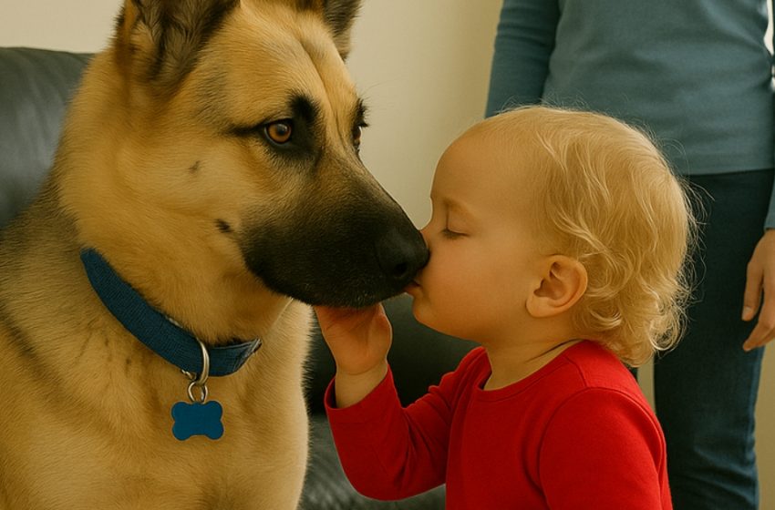 Tüdruk suudles koera, kes sai tema kõige lähedasemaks sõbraks. See, mida koer vastu tegi, pani ema südame hetkeks seisma.