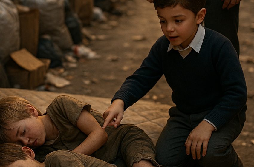 „Tată, acești copii fără adăpost seamănă cu mine!” Povestea care l-a impresionat pe un miliardar