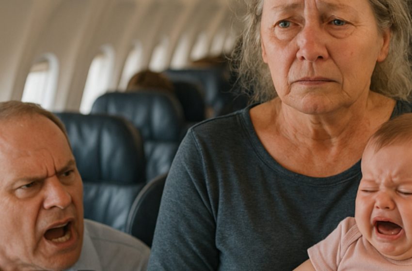 Întregul avion a urmărit cum un bărbat se purta crud cu o bunică și nepoțica ei care plângea. Un adolescent a intervenit pentru ei și a reparat totul cu un singur gest.