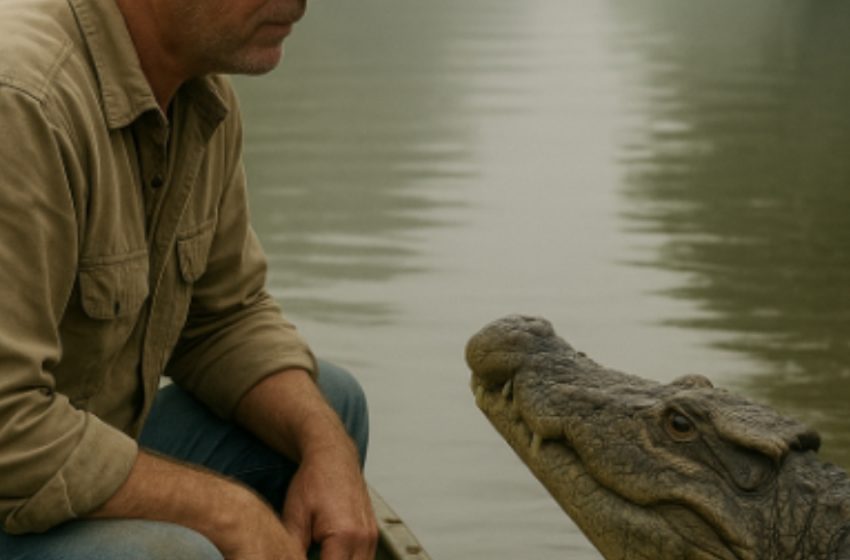  Crocodilul l-a condus pe pescar către o descoperire înfiorătoare, care făcea părul să-i stea în cap. Ceea ce a văzut a șocat chiar și poliția.