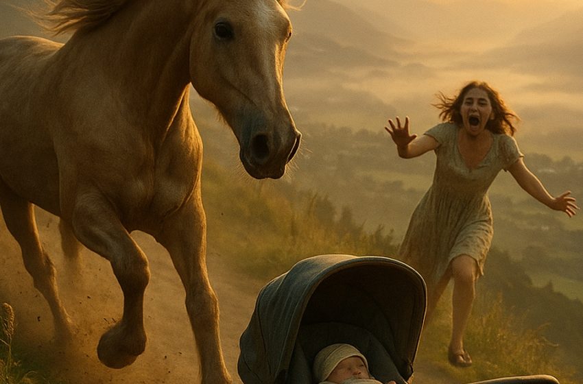  Üks hobune hüppas kaljult ja päästis beebi. Keegi ei oodanud, et ta seda teeb