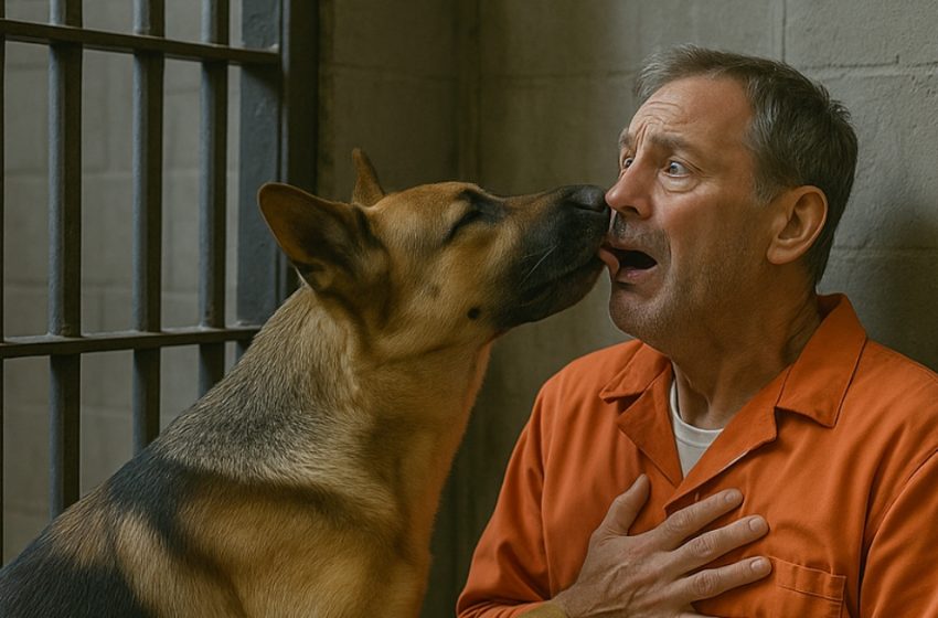  Ultima dorință a unui deținut era să-și vadă câinele pentru ultima dată — dar în momentul în care animalul a pășit în celulă, s-a întâmplat ceva neașteptat.