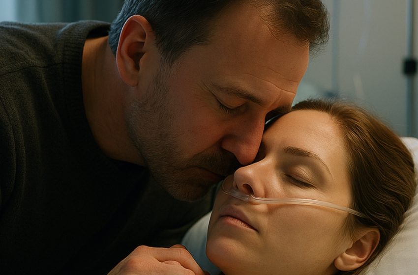  Medicii au decis să deconecteze o femeie aflată în comă de câteva luni de la aparatele de susținere a vieții. Soțul ei a cerut timp să-și ia rămas-bun, s-a aplecat și i-a șoptit ceva teribil la ureche.