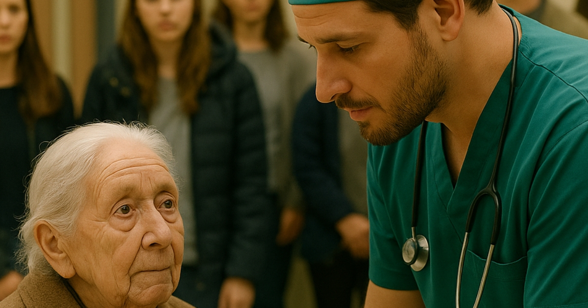 Inimesed naersid vaese eaka naise üle, kes istus haigla ooteruumis, aimamata, kes ta tegelikult on. Kõik muutus hetkel, kui tuntud kirurg astus saalist välja ja pöördus tema poole