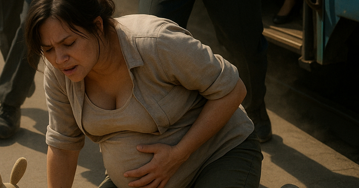 Raseda naise, kellel polnud piletit, aeti rongist välja, kuid peagi peatati kogu rong. Vagunisse jäi midagi, mis muutis kõik