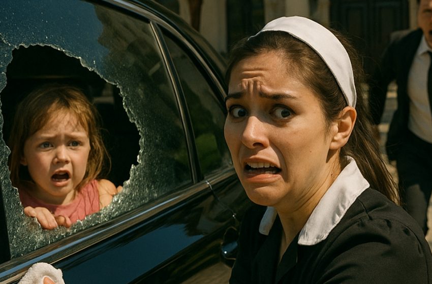  Miljonäri uus naine „unustab“ kasutütre autosse luku taha… teenija tegu muutis kõik igaveseks