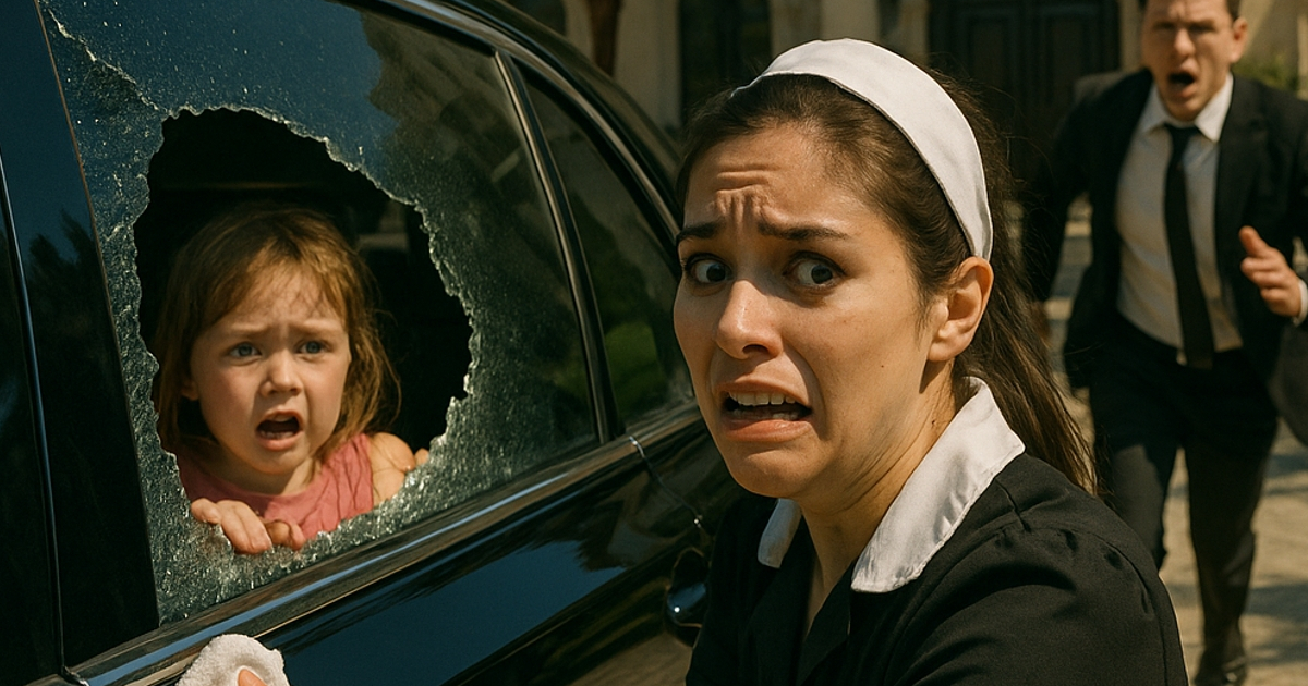 Noua soție a milionarului „uită” să-și lase fiica vitregă închisă în mașină… ceea ce a făcut menajera a schimbat totul pentru totdeauna.