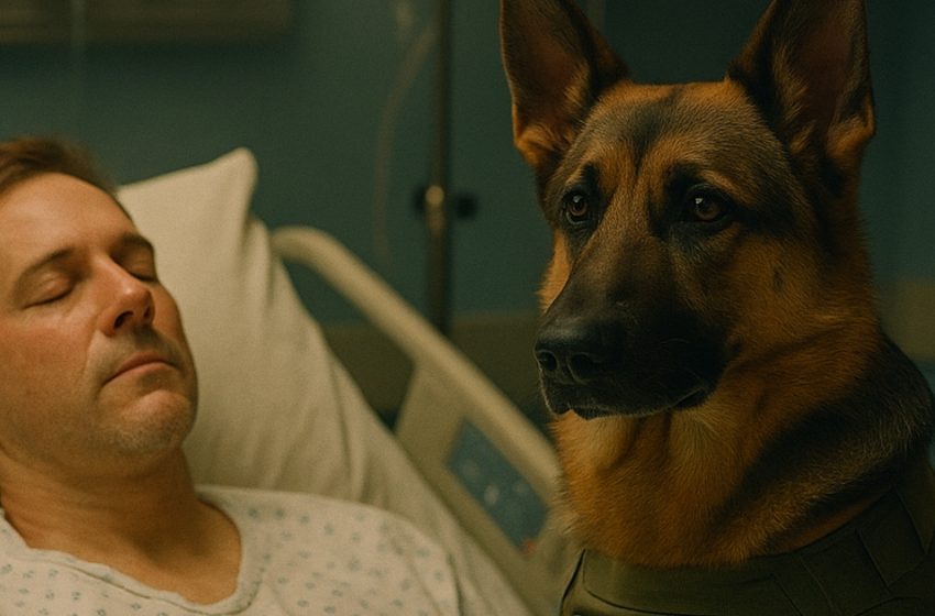  Medicii au adus câinele ca să-și ia rămas-bun de la stăpâna lui… dar brusc animalul a sărit pe pat și a făcut ceva ce nimeni nu putea să creadă.