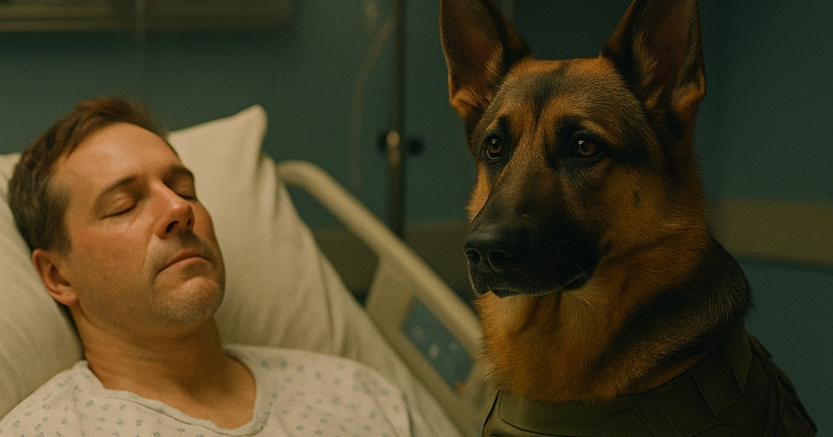 Medicii au adus câinele ca să-și ia rămas-bun de la stăpâna lui… dar brusc animalul a sărit pe pat și a făcut ceva ce nimeni nu putea să creadă.