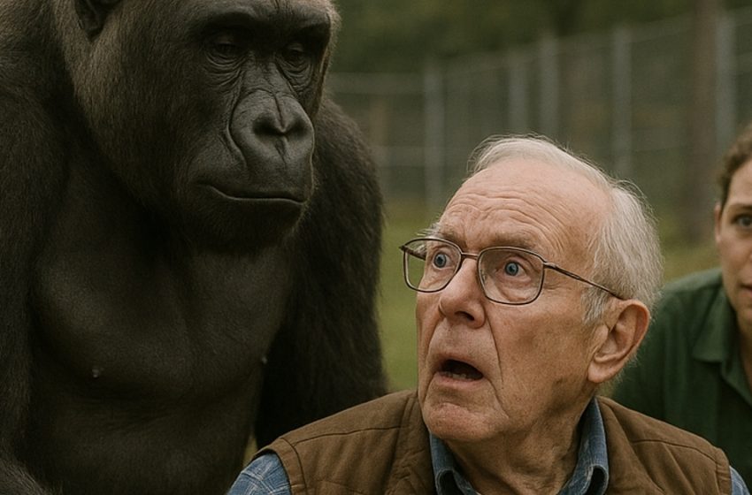  Gorilla kargas ratastoolis mehe peale… aga see, mida ta pärast tegi, jättis kõik sõnatuks