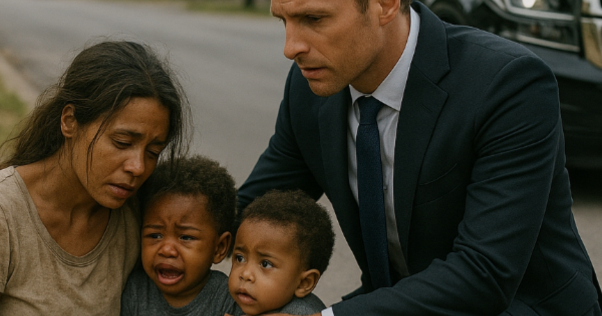 Naine, kes kõndis teeääres lastega, kukkus ja tal polnud jõudu püsti tõusta. Kui miljardär peatuma jäi — muutus kõik igaveseks