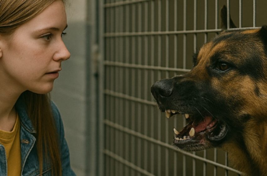  Ratastoolis olev tüdruk soovis kohtuda varjupaiga kõige ohtlikuma koeraga — see, mis seejärel juhtus, jäi kõigile seletamatuks